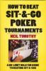 How to beat sit-&-go poker tournaments
