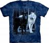 Tricou white & black wolves