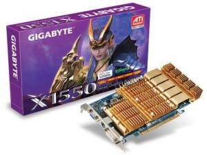 Placa video Gigabyte ATI Radeon X1550 256MB DDR2 128 bit TV-Out