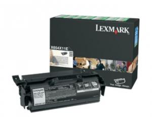 Toner lexmark x654x11e negru