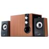 Boxe genius 2.1 sw-hf2.1 1205 cherry(wood), 32w rms