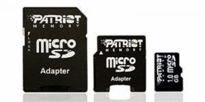 Card memorie MicroSD Patriot 1GB adaptor MiniSD si SD