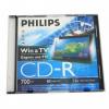 Cd-r 700mb slimcase, 52x, philips