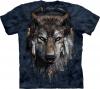 Tricou indian wolf & headphones