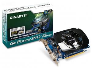 Placa video Gigabyte nVidia GeForce G210, 1024MB, DDR2, 128bit,