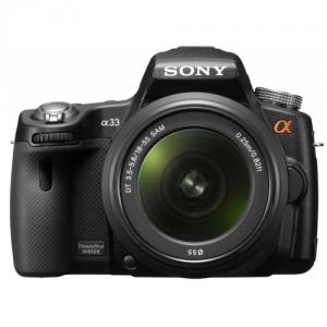 Aparat foto DSLR Sony SLT-A33L + obiectiv 18-55mm