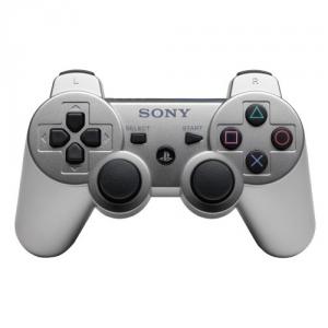 Controller Sony Wireless Dualshock 3 pentru PS3, Argintiu