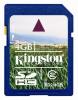 Card memorie kingston 4gb sdhc class 2 flash