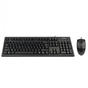 Kit A4tech KR-8520D tastatura KR-85 + mouse optic OP-620D, PS2,