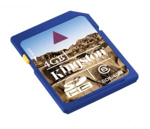 Card memorie Kingston 4GB SDHC Class 6 Flash Card