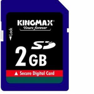Secure  Kingmax   Digital Card 2GB (SD Card)