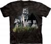 Tricou Wolves Pack Black