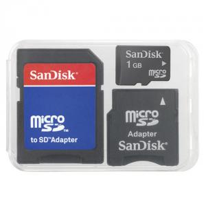 Card memorie SanDisk Trans Flash MicroSD/ MiniSD 1GB