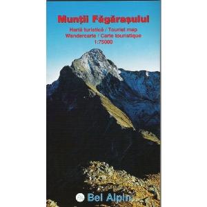 Harta Muntii Fagaras Bel Alpin