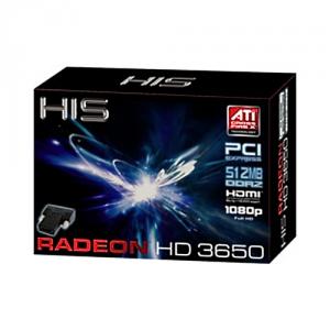 Placa video HIS Radeon HD 3650 512MB DDR2