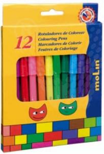 Carioca, 12 culori/set, MOLIN Color Plus