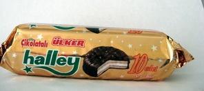 Ulker Halley Biscuiti Sandwich Acoperiti cu Ciocolata 300 g