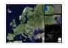 Mapa de birou, 70 x 50cm, harta europei - vedere din