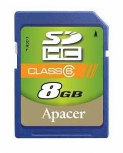 Card memorie Apacer SDHC Class 6 8GB