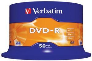 DVD-R, 4.7GB, 16X, 50 buc/bulk, VERBATIM Matt Silver