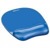 Mouse pad cu gel, albastru, fellowes