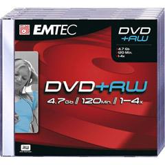 DVD+RW 4.7GB, Jewelcase, 4x, EMTEC