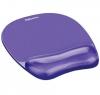 Mouse pad cu gel, mov, fellowes