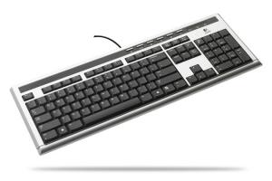 Tastatura Logitech UltraX Premium, USB, argintiu