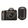 Aparat foto DSLR Nikon D90 Double Zoom Kit (18-55 VR + 55-200 VR