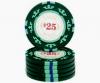 Casino royale 14g pokerchip $25 - verde inchis