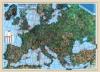 Harta plastifiata, europa fizica-coduri postale, 140