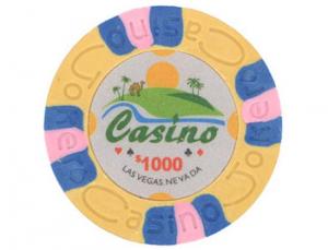 Jeton Joker Casino 9g - Galben valoarea 1000