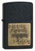 Bricheta zippo neagra emblema alama