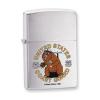 Bricheta zippo us coast guard bear brushed chrome