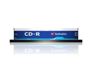 CD-R, 700MB, 52X, 10 buc/bulk, VERBATIM Extra Protection
