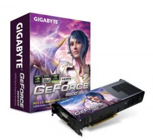 Placa video Gigabyte nVidia GeForce 9800GX2, PCI-E, 1GB, 2x256 b