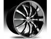Janta lexani lss-10 black & chrome wheel 20"