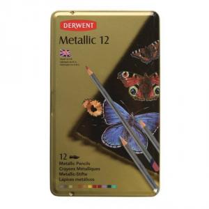Set 12 Creioane Derwent Metallic