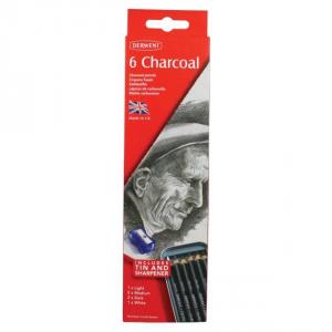 Set 6 creioane Derwent Charcoal