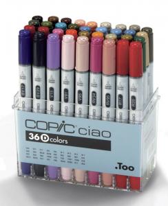 Set marker Copic CIAO-36 culori D