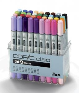 Set marker Copic CIAO-36 culori A