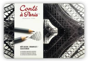 Set 12 creioane de grafit Conte a Paris