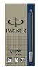 Set 5 rezerve cu cerneala (culoarea albastru inchis) pentru stilouri Parker
