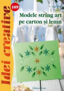 109. Modele string art pe carton si lemn