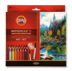 Set 72 creioane de acuarela Mondeluz Art-Set