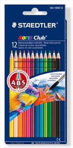 Set 12 creioane pentru acuarela Staedtler + pensula