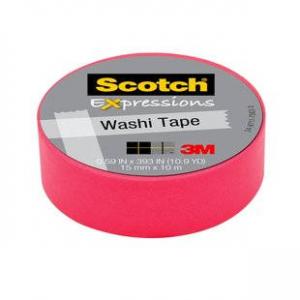 Banda autoadeziva Washi Tape scotch C314-PNK