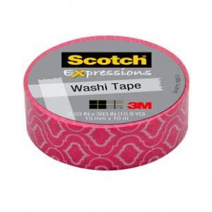 Banda autoadeziva Washi Tape scotch C314-P23