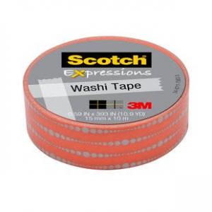 Banda autoadeziva Washi Tape Scotch C314-P17
