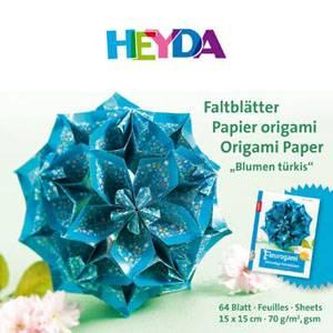 Hartie pentru origami (Blumen Turkis)